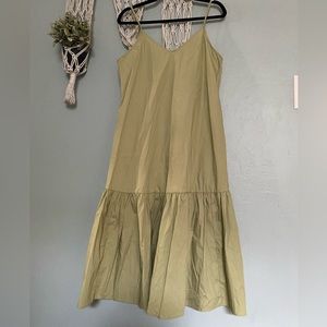Light Green MIDI Dress